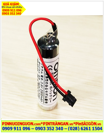 Omron R88A-BAT01G chuẩn CHÂU ÂU (zắc cắm Omron); Pin nuôi nguồn Omron R88A-BAT01G lithium 3.6v, X.xứ NHẬT